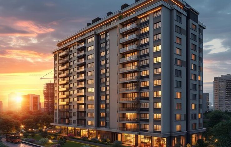 Shapoorji Pallonji Tree Clouds, Hadapsar Annexe, Pune, artist impression