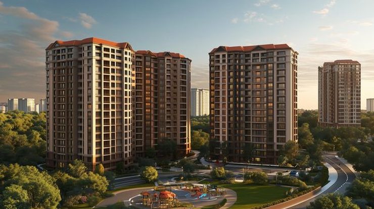Shapoorji Pallonji projects in Mulund West, artist impression