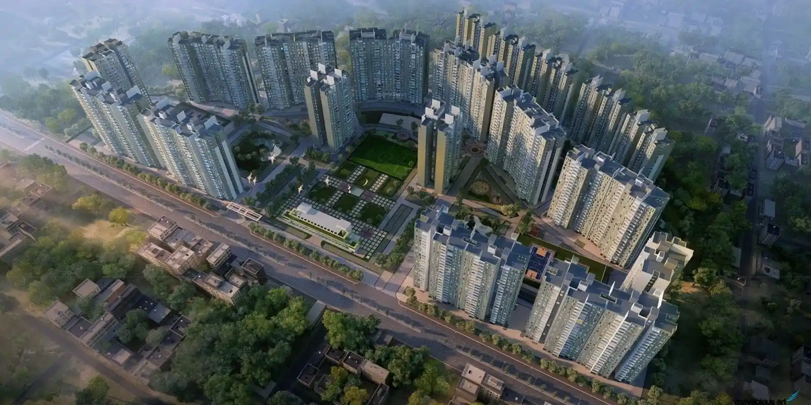 Shapoorji Pallonji US Open - Premium residential apartments banner in Mulund West Mumbai